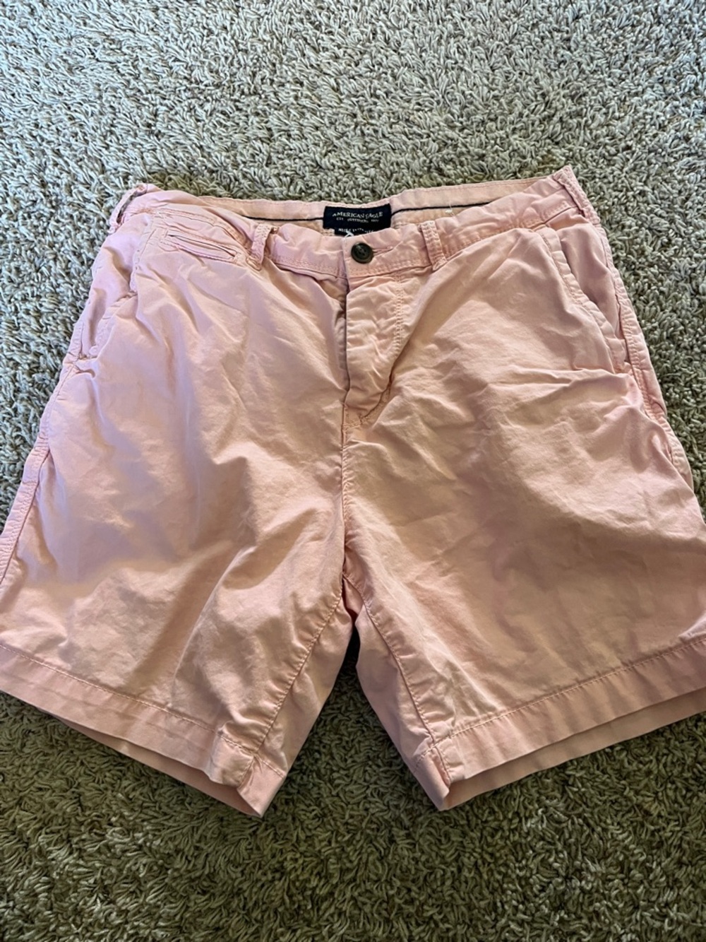 American Eagle Pink Stretch Cotton Shorts